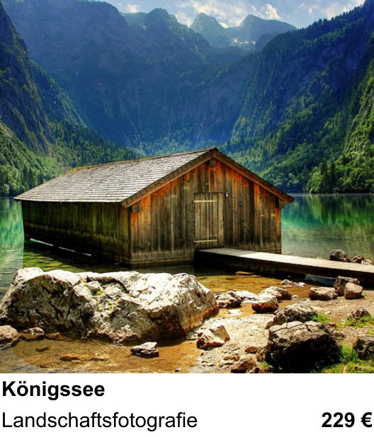 Kreativer Fotoworkshop: Königssee – Landschaftsfotografie
