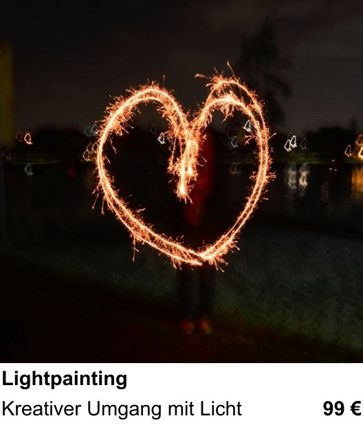Lerne Lightpainting in Berlin – Kreativer Umgang mit Licht