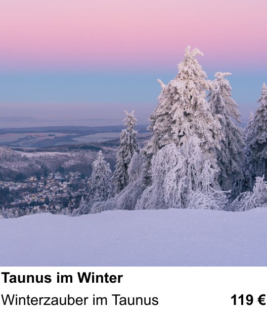Kreativer Fotoworkshop: Taunus im Winter – Winterzauber im Taunus