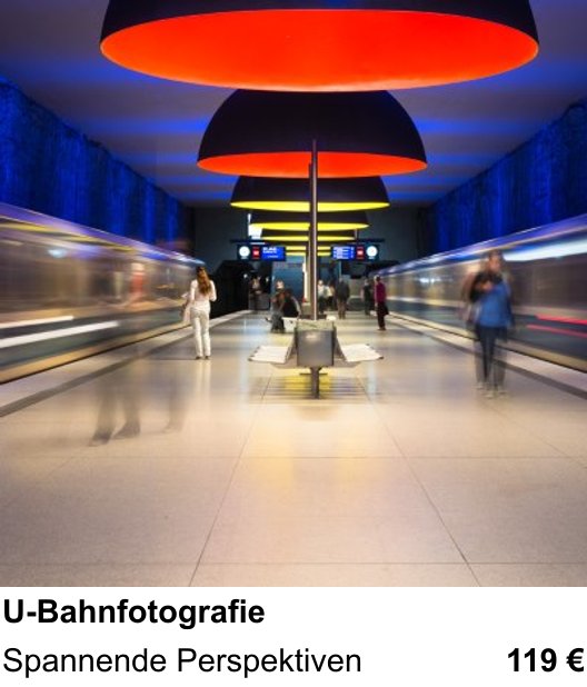 Lerne U-Bahnfotografie in Berlin – Spannende Perspektiven