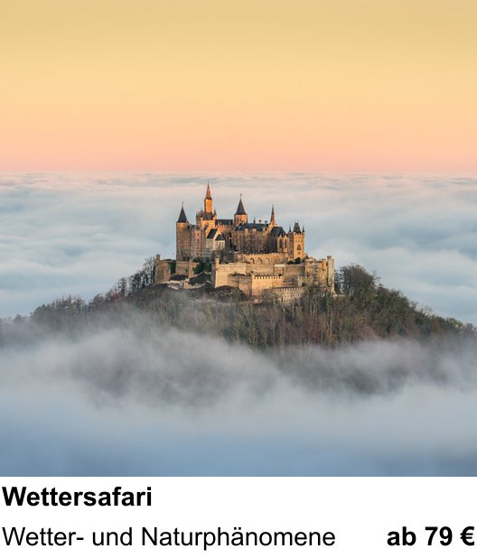 Kreativer Fotoworkshop: Wettersafari – Wetter- und Naturphänomene